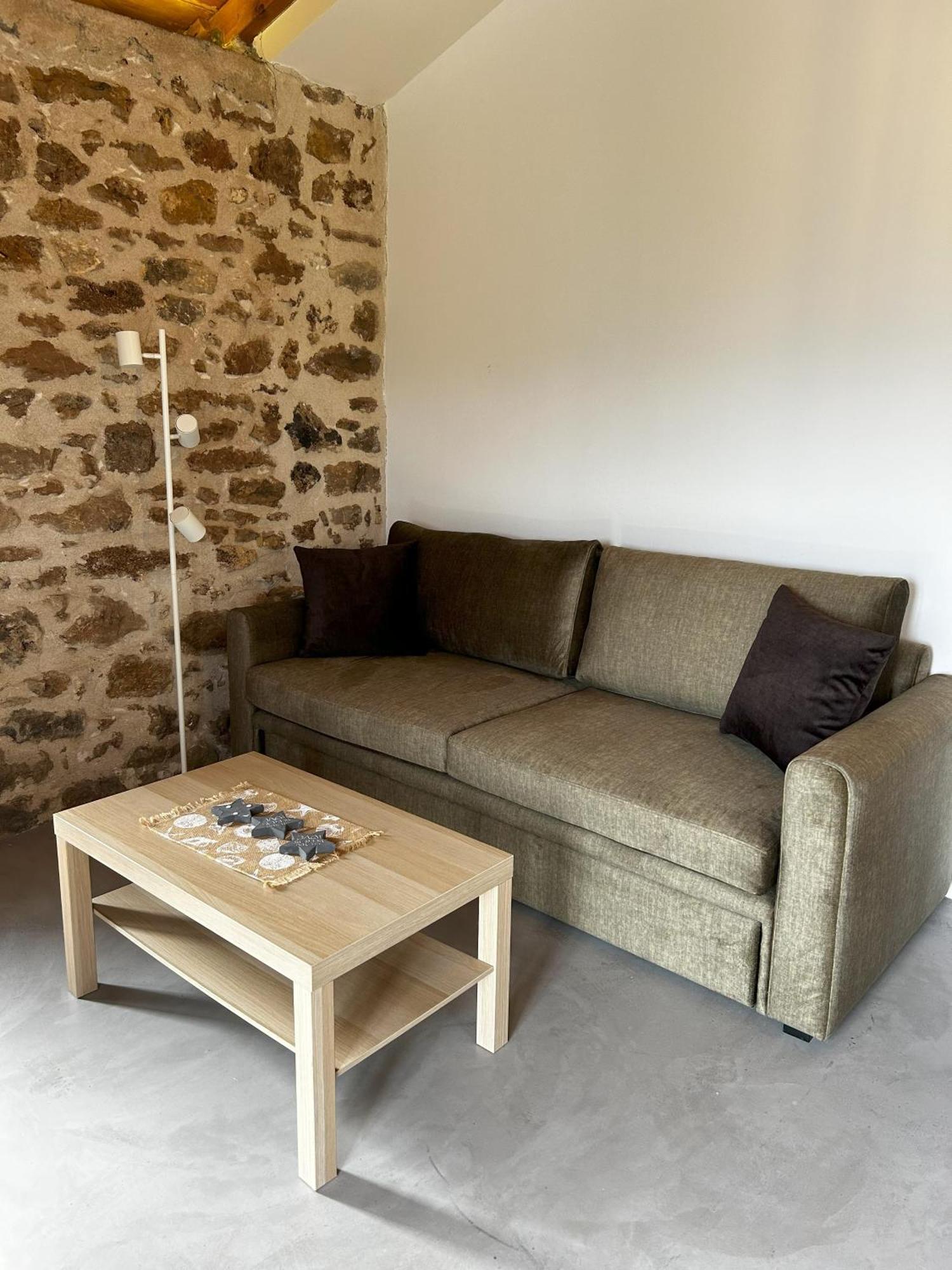 Messinian Stone House Villa Bagian luar foto