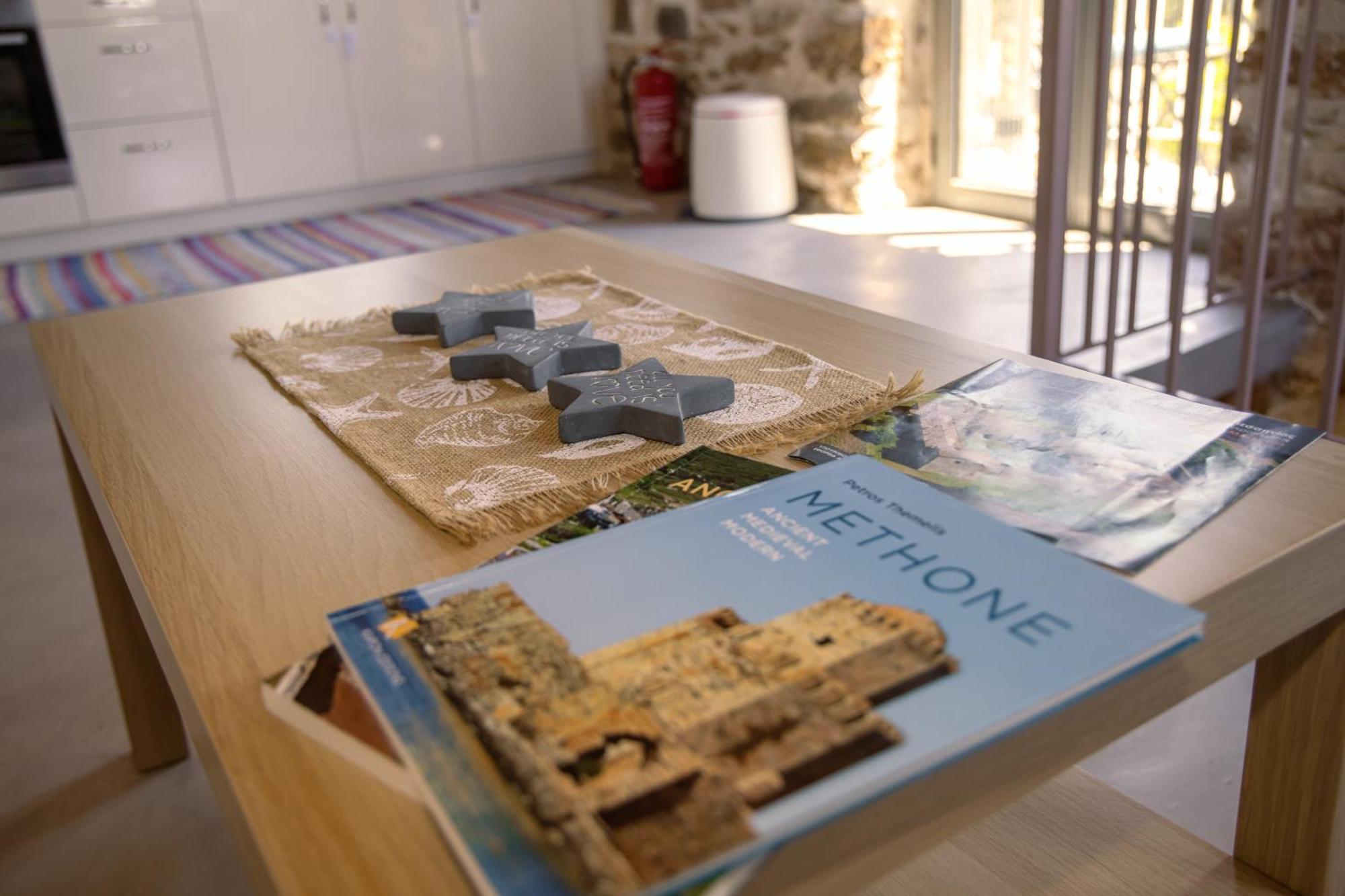 Messinian Stone House Villa Bagian luar foto