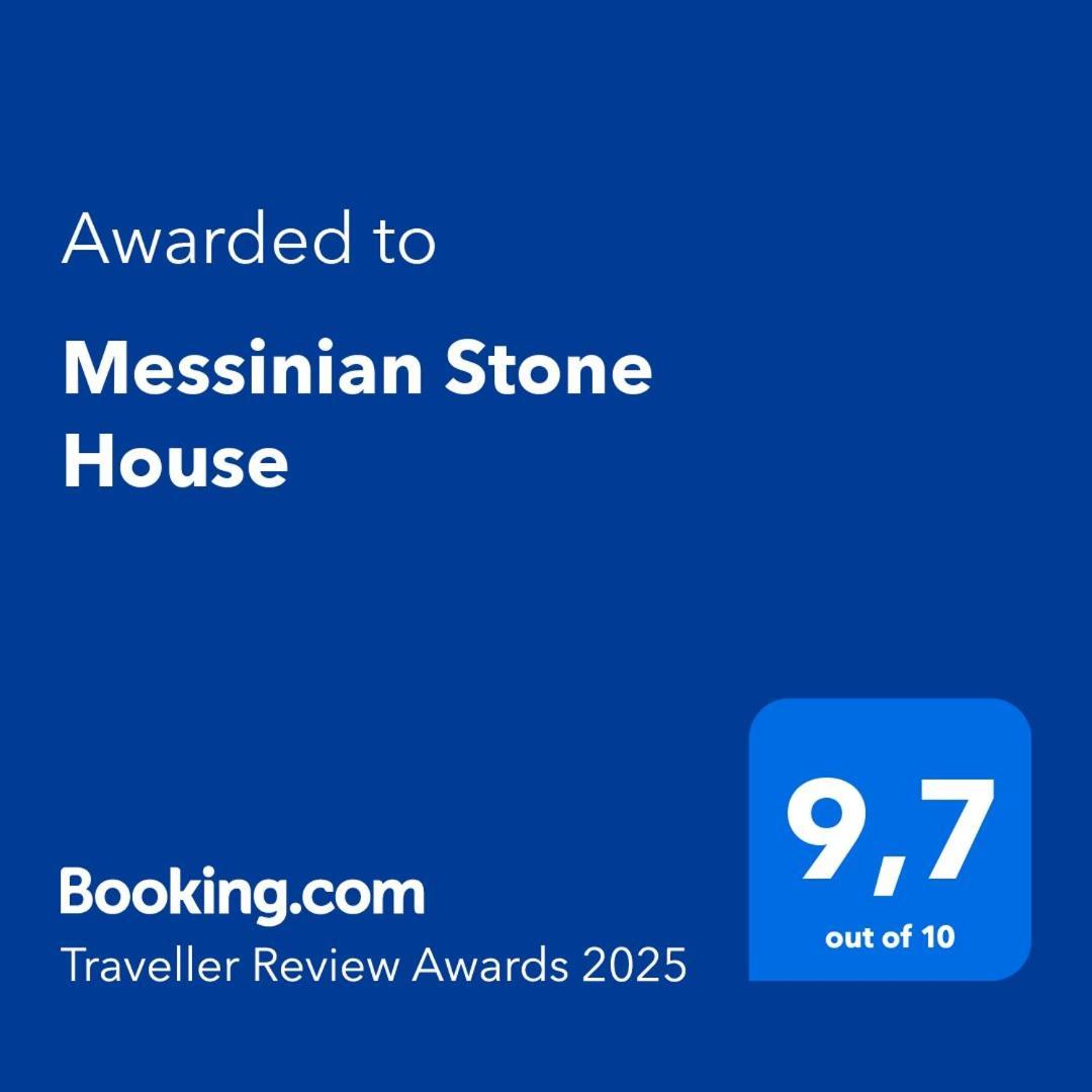 Messinian Stone House Villa Bagian luar foto